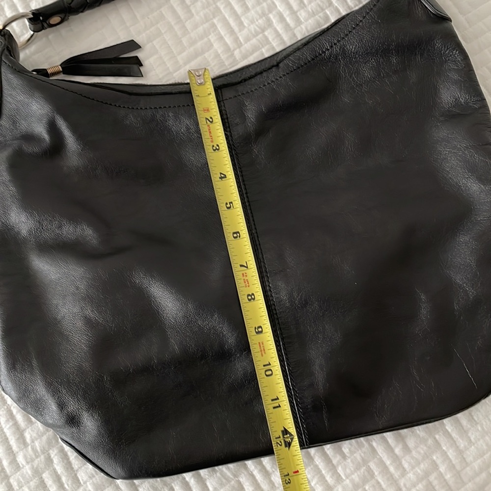 H&M 100% genuine leather shoulder bag/Black - Picture 13 of 14